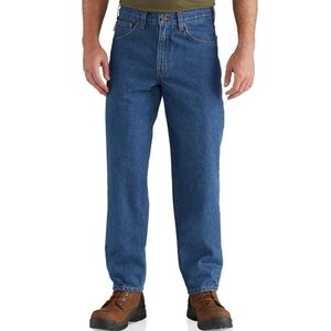 CARHARTT HEAVYWEIGHT RELAXED FIT TAPERED LEG JEAN